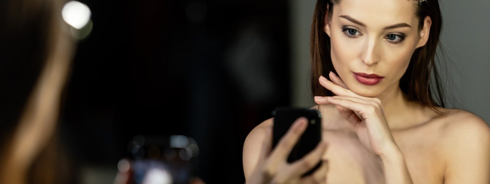 selective focus of attractive woman taking selfie 2024 11 09 07 15 18 utc e1732519543474